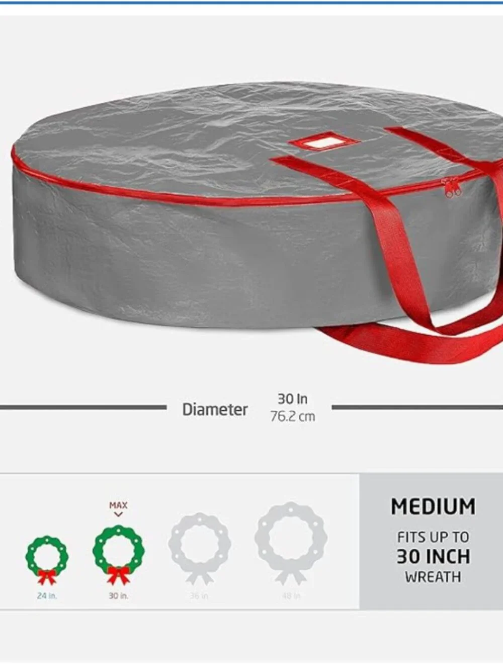 Wreath storage bags set of 4